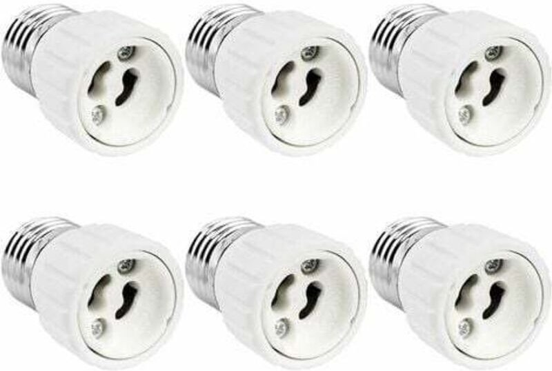 Kcvv - E27-auf-Gu10-Sockeladapter, 0–250 V, max. 200 w E27-Schraubsockel-Konverter auf Gu10-Sockel für LED-Glühbirne, Ha...