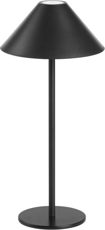 Sirina Lámpara de mesa led. Inalámbrica, portátil y recargable. IP54 Interior y exterior.Carga usb. Regulable.Color Negr...