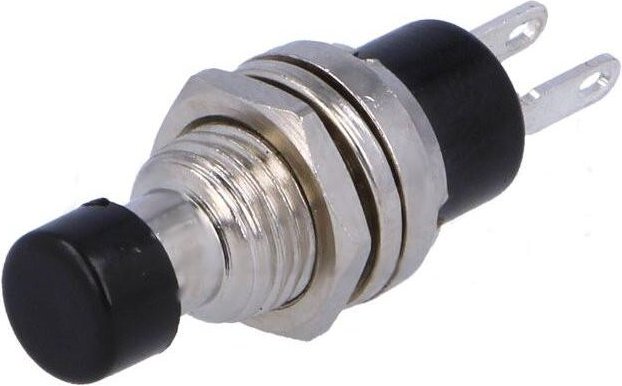 Off-(on) Taster Offen Standby 1Amp black Taster