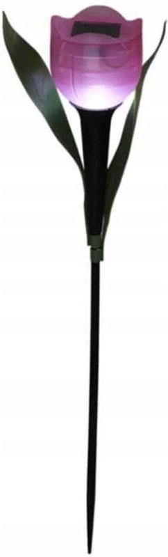 Tulpen-Solarlampe 30cm Bunte Gartendeko mit warmem Licht