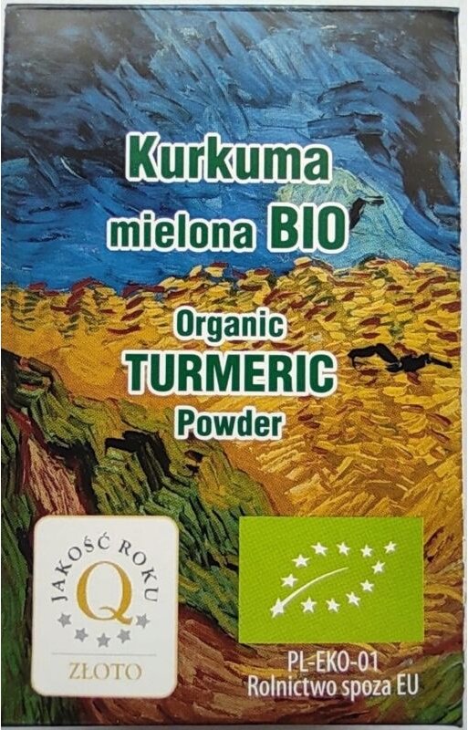Bio-Kurkuma gemahlen 10 g, natürlich, chemiefrei, gut und original