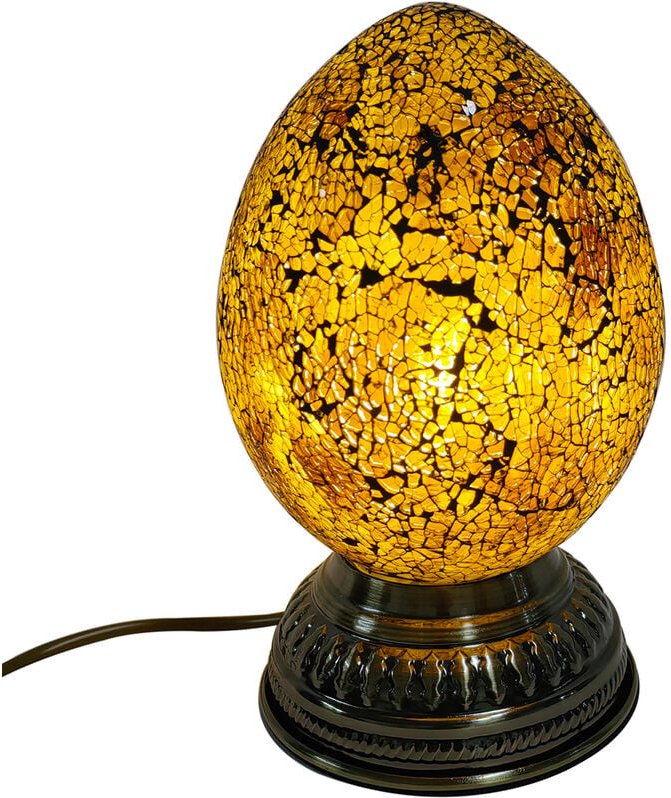 Lampe Settime Lamps Gelbe Desktop -Lampe - 23x15x15cm - Signes Grimalt