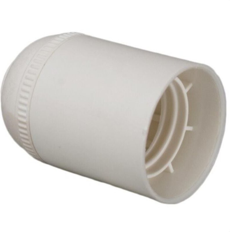 Lampenfassung E27 4A 250V weißer glatter Körper