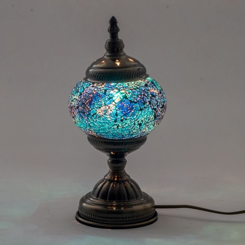 Mosaiklampe im Ethno-Stil für Heimdekoration und handgefertigte Geschenke