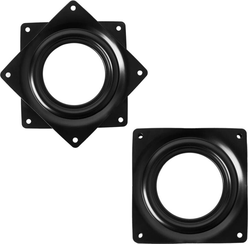 Set aus 2 7,6 cm (3 Zoll) großen Drehtellern mit 90 kg (200 lb) Stahlkugellagern und robuster Drehplattform.