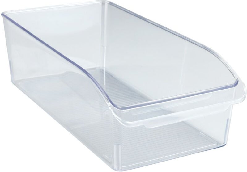 Wenko - Kühlschrank Organizer m Aufbewahrungs Box Küchen Ordnungs Helfer Schrank - transparent
