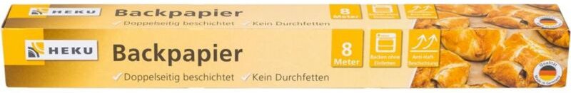 24x Backpapier 8mx38cm Schachtel Ofen Folie Antihaft Airfryer Heißluftfritteuse