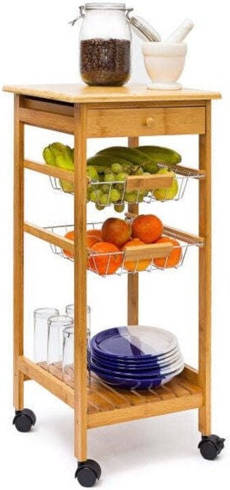 Servierwagen mit 2 Körben