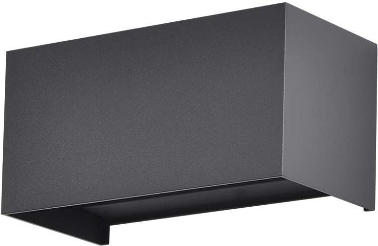 V-TAC LED Wandleuchte 24W 110LM/W Doppelstrahl Einstellbar Schwarz Naturweiß IP65