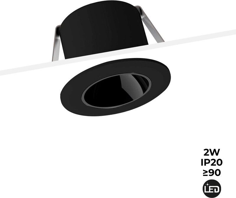 Barcelona Led - Downlight led Mini 2W - osram Chip - Niedriger ugr - cri 90 - ø