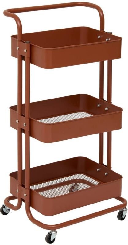 Dessertwagen color edition 3 ebenen 45x36,5x86cm braun - 5five