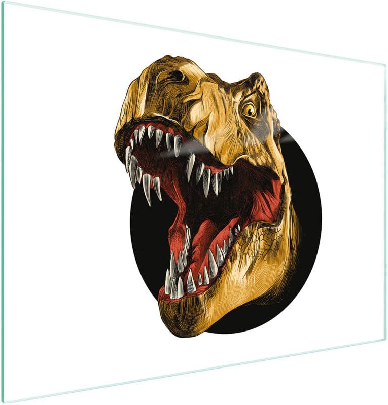 Glasschneidebrett 30x22 Dinosaurier