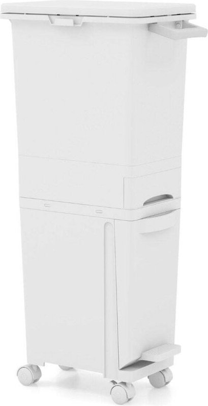 3 in 1 kuchenmulleimer mit kippbehalter und radern