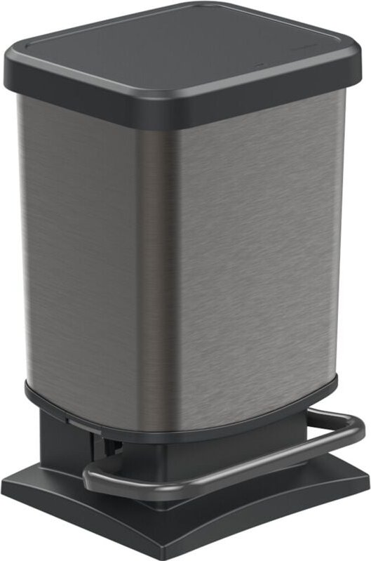 Treteimer Paso 20 l graphit Mülleimer Abfalleimer - Rotho