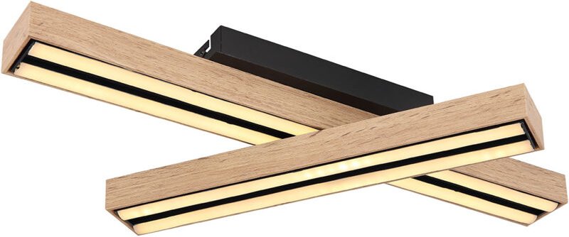 Globo - deckenleuchte - Doro - natürlich - metall - led -