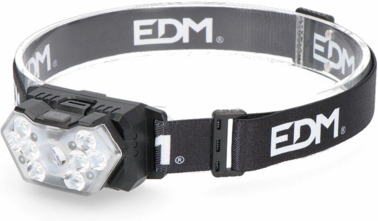 EDM - Stirnlampe mit einstellbarer Neigung, 3 Modi, IP30 36123