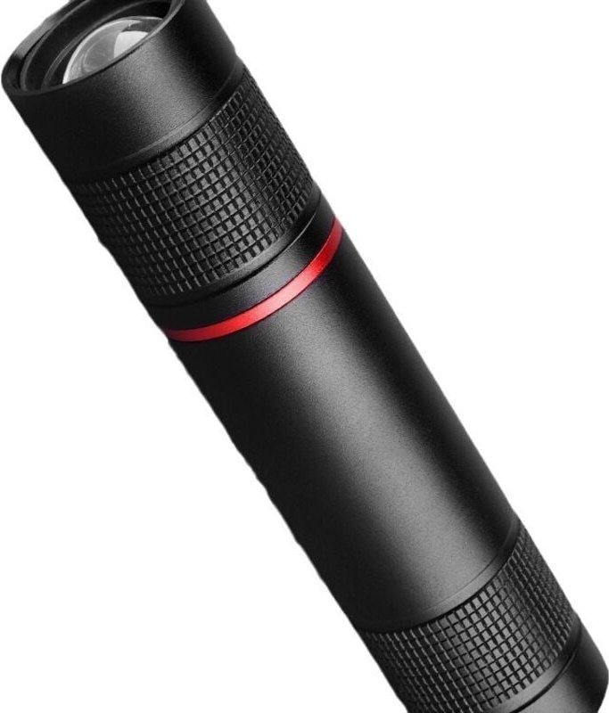 Wiederaufladbare LED-Taschenlampe, ultrastarke Militär-LED-Taschenlampe aus Aluminium, 3 Beleuchtungsmodi und zoombar fü...