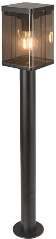 V-tac - Solar led Garten Stehleuchte 2,5W Bewegungsmelder Schwarz Warmweiß IP44