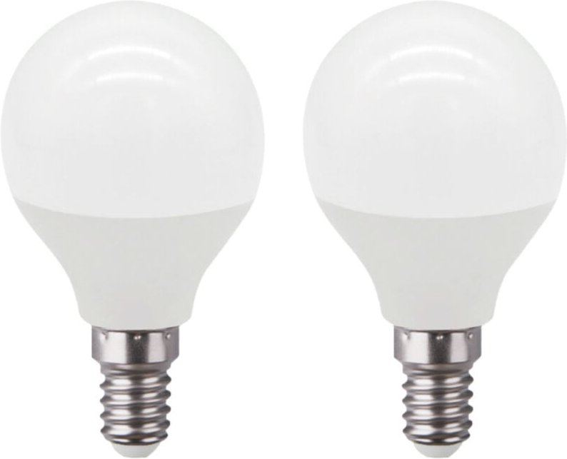 7hsevenon - 2er-Pack E14 6W Äquivalent led Kugellampen, 40W, 470lm, 10000h, 1 Primer Leader