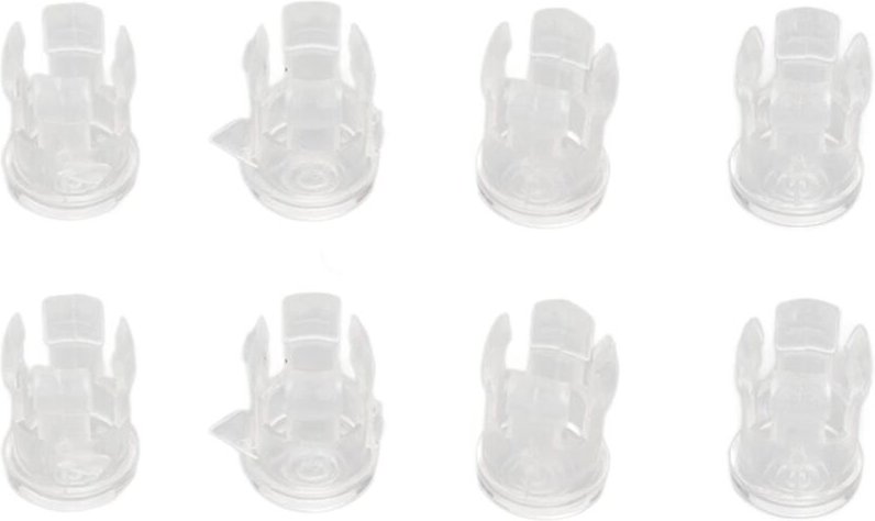 Zoternen - 100 Stück Leuchtdiodenkappe LED-Diodenschirm Transparente Kappe Leuchtdiodenhalter Clip 3 Mm Nylon