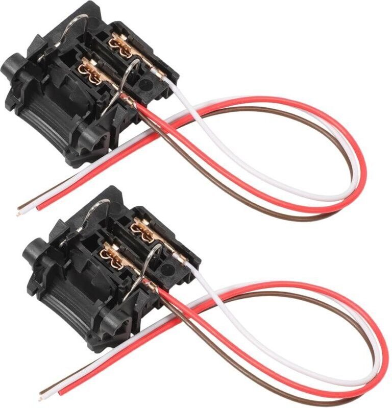 Set mit 2 H7-Glühlampenfassungen mit Sockel für Ford Focus MK2 MK3. Kompatibel mit 20 cm langem Kabel.