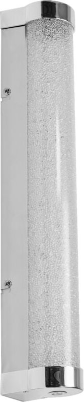 LEDVANCE ORBIS Tube LED-Spiegel-/Wandleuchte, Chrom, Glas mit Blaseneffekt, 9W, 900lm, dimmbar, 3000/4000K über Wandscha...