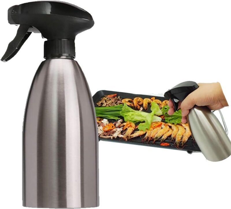 500-ml-Olivenölsprüher, Ölspray, Ölsprüher zum Kochen, Grillen, Backen, für Salate