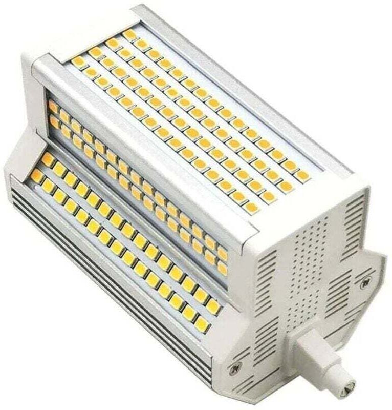 R7S 50W LED-Lampe, Warmlicht, Helligkeit einstellbar (3000K), Doppelsockel, J118, 118 mm, XU, 4,64, Flutlicht, 5000 lm, ...
