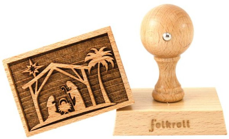 Rechteckiger Kekstampon – Weihnachtsmotiv – Patisse