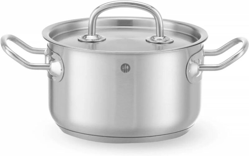 Fleischtopf - mit Deckel, Kitchen Line, 1,9L, ⌀160x(H)95mm - Hendi