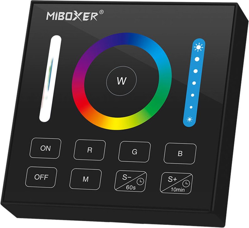 RGB+CCT Touch-Steuerung 1 Zone - Schwarz - Mi-Light