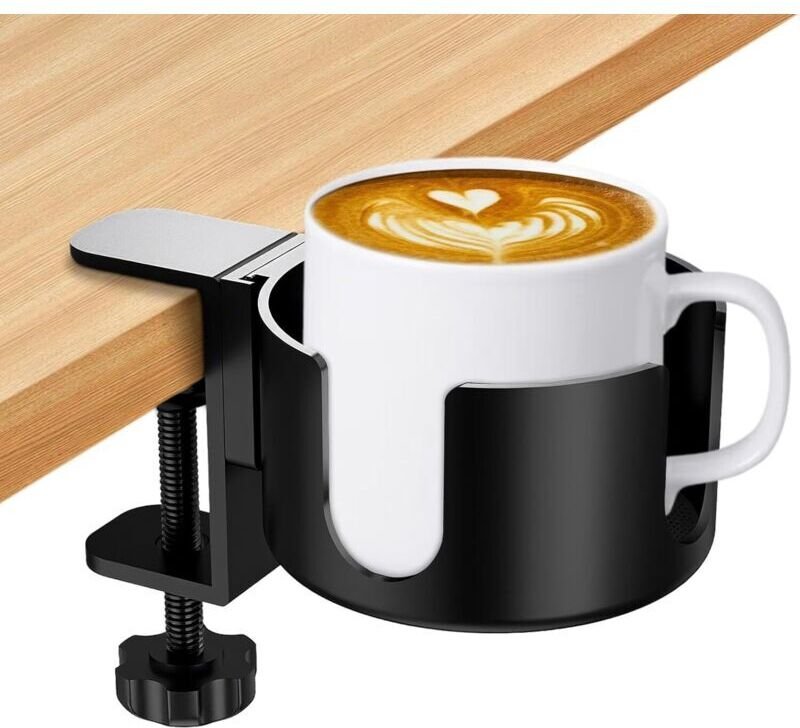 Verstellbarer Becherhalter, Flaschenhalter, für Zuhause, Büro, schwarz