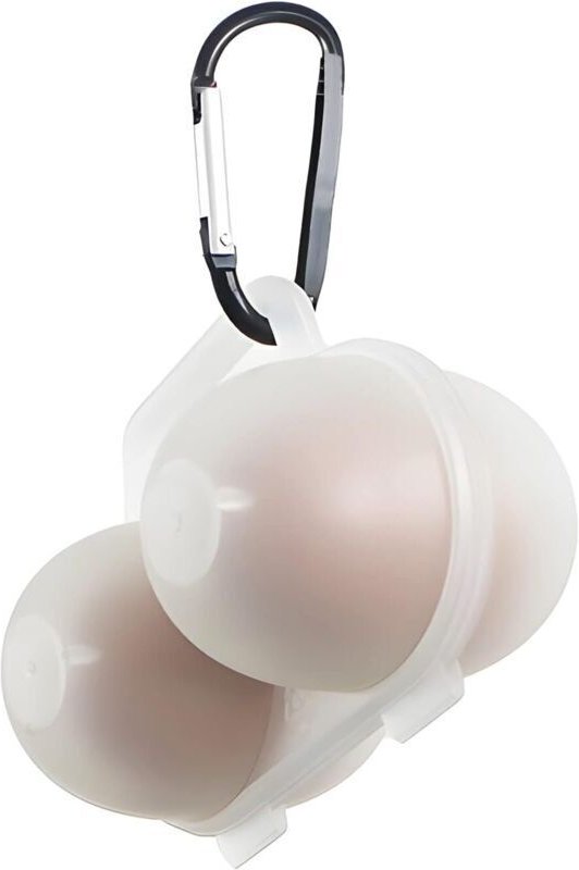 Thumbnail - Eierbox mit 2 Fächern, Eierbox aus Kunststoff, Eieraufbewahrungsbox, Eierbox für Kühlschrank, Camping, Eierbehälter, Eie...