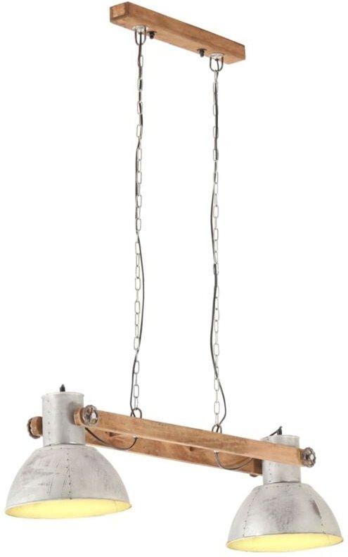 Hängelampe Industriestil 25 w Silbern 109 cm E27 Vidaxl
