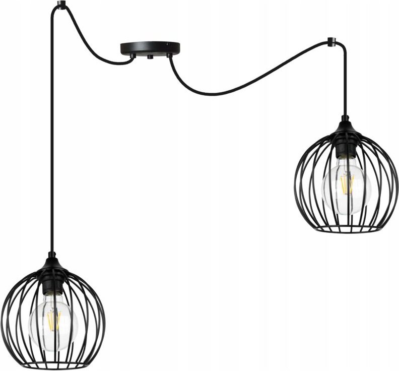 Moderne Spinnen-Hängelampe, Drahtdecke