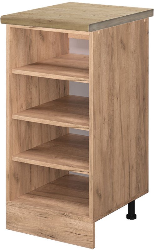 Vicco - Küchenregal R-Line, Goldkraft Eiche, 40 cm , ap Eiche