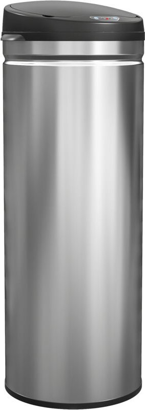 50 Liter Sensor-Mülleimer mit Soft-Close-Funktion, berührungsfreier Abfalleimer aus Edelstahl für hygienische Küchen, Bü...