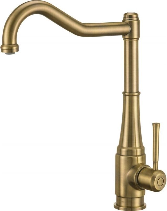 Deante Tamizo Wasserhahn Küche Messing mit schwenkbarem Auslauf 33,3 cm