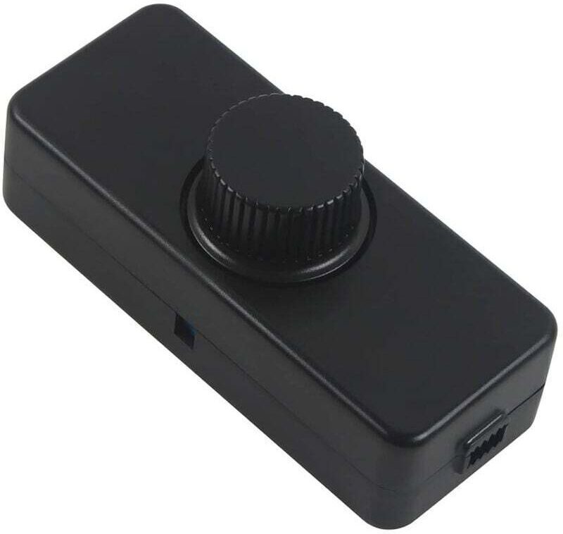 3–100 W 220–240 V LED-Drehdimmer für Glüh- und Halogenlampen, verstellbare LED-Leuchte, Schwarz