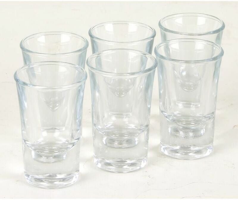 Buri - 24x Schnapsgläser 33ml Gläser Glas Shotglas Spirituosen Küche Haushalt wohnen