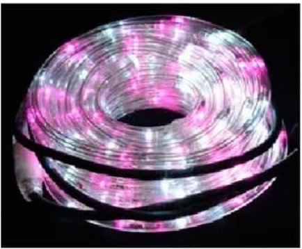 Giocoplast Natale - Giocoplast led-schlauch 14,46 w länge 6 m weiß-rosa - 15412243