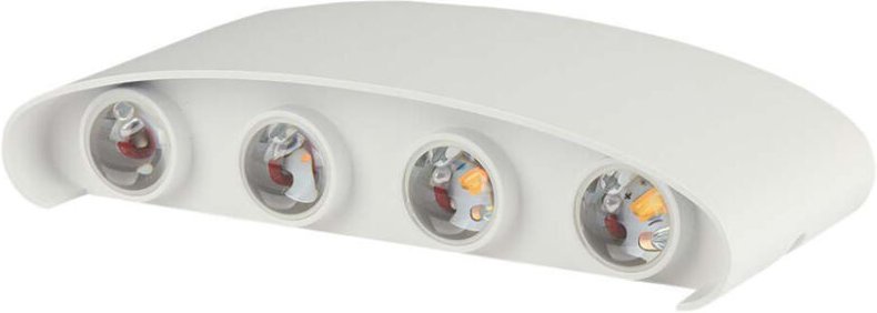 7W led Wandleuchte Doppelstrahl Sandkörper Weiß Naturweiß IP65 - V-tac