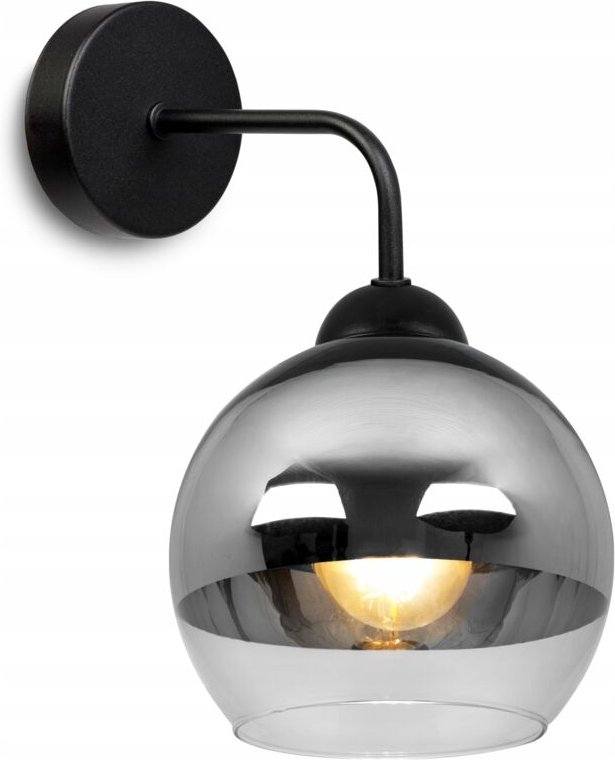 Elegante Wandleuchte, Glas, Chromlampe, Led