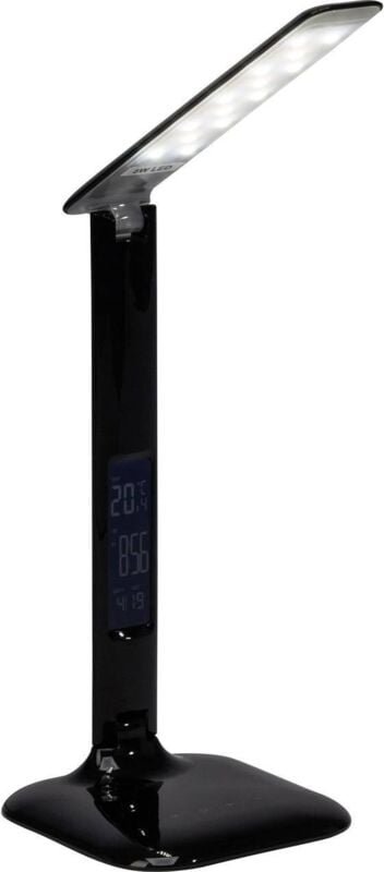 Lampe Glenn led Schreibtischleuchte schwarz 1x 5W led integriert (smd), (300lm, 2800-6500K) Mit Touchdimmer stufenlos di...