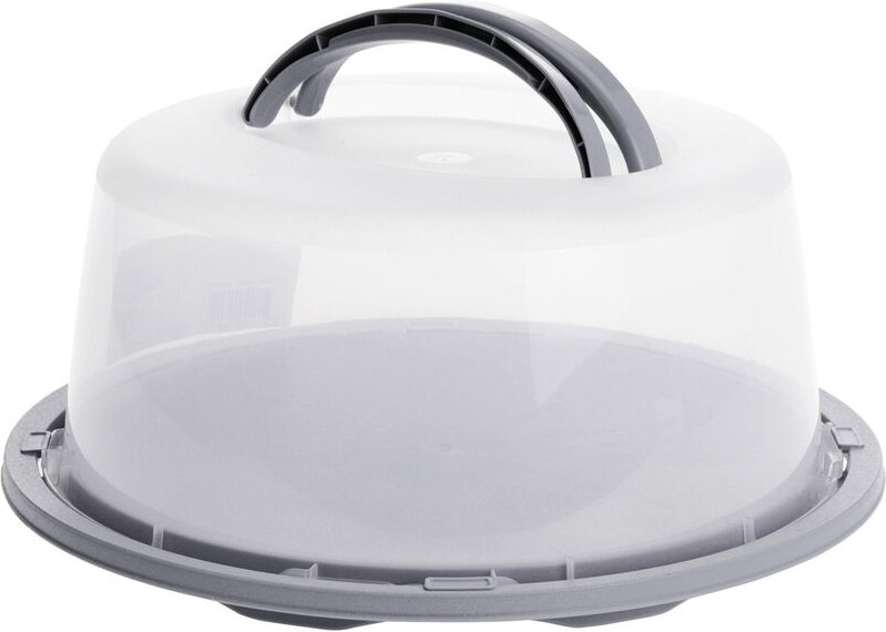 Kuchen Container Tortenplatte Grau-Y54231010-grau