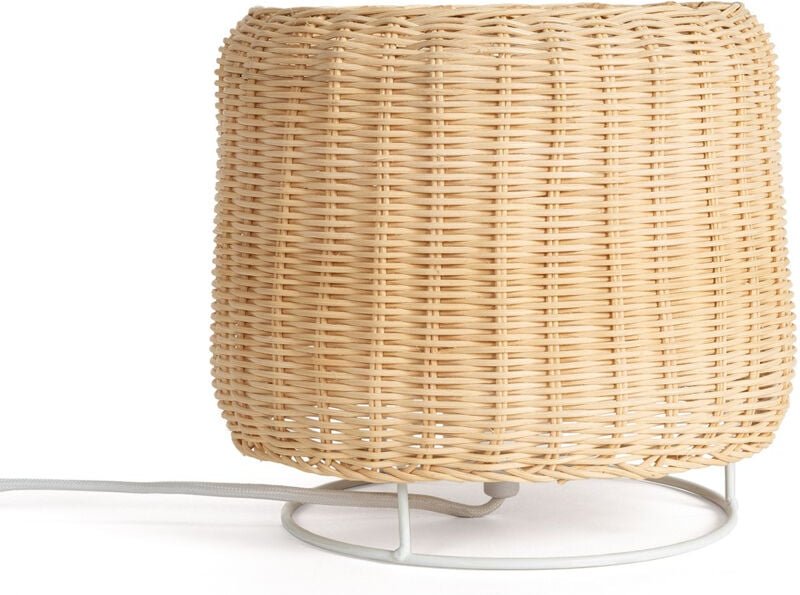 Ledkia - Tischlampe Rattan Gondia Natürlich