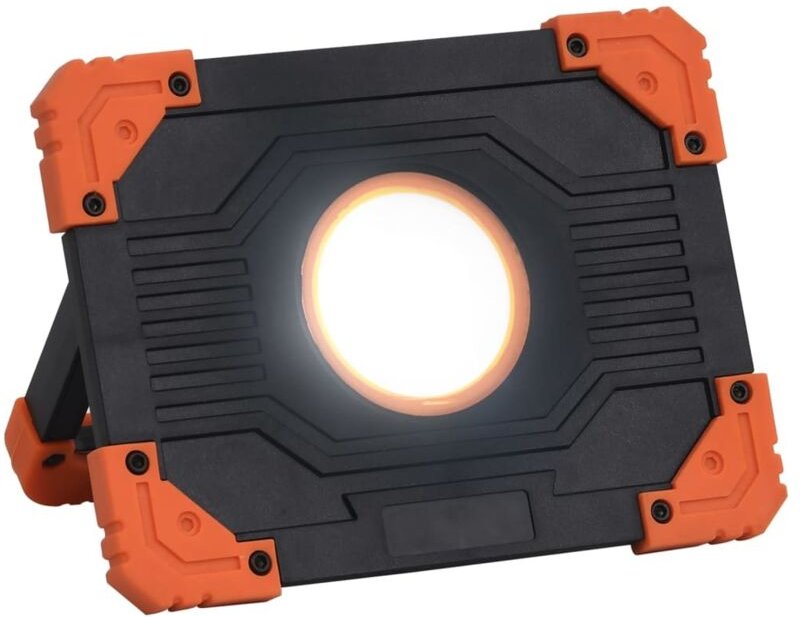 LED-Strahler Tragbar abs 10W Kaltweiß Vidaxl