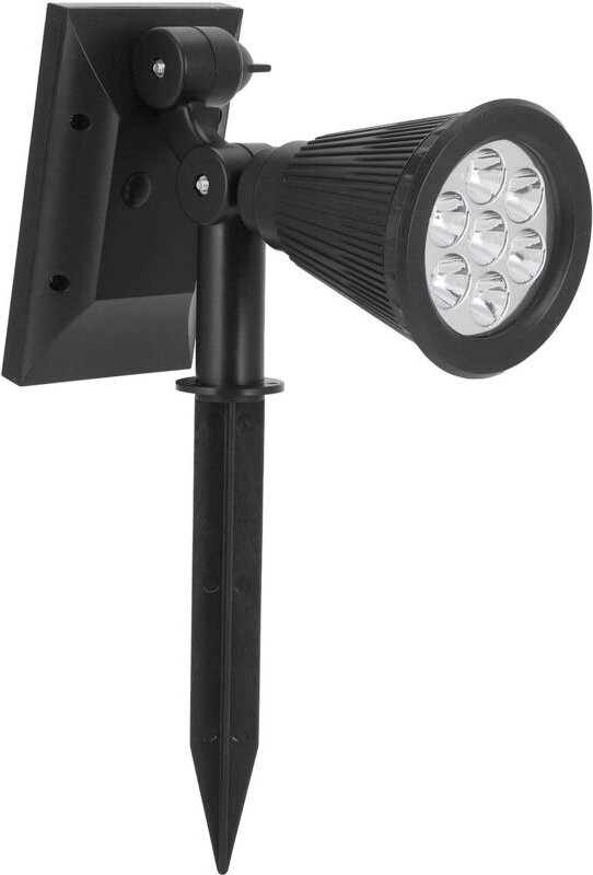 Beleuchtungskörper, einstellbare smarte Lichtsteuerung 5,5V wasserdichte schwarze Rasenlampe, Wegeleuchte für Hof, Rasen...