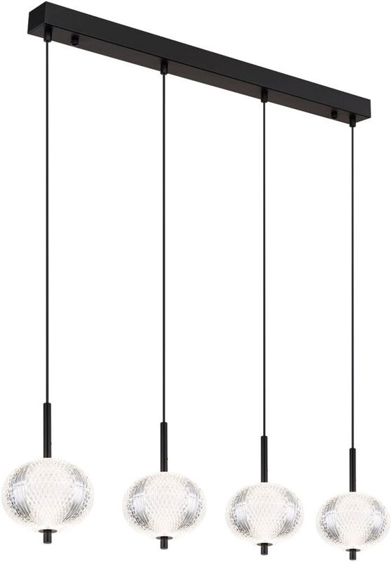 Globo - Pendelleuchte Deckenlampe Hängeleuchte led cct Esszimmerlampe 4-Flammig l 85 cm
