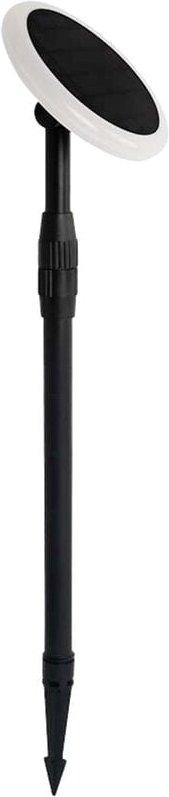 6668 VT-943 Solar-Gartenleuchte led 3.00 w Weiß, Schwarz - V-tac